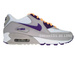 325213-009 Nike Air Max 90 Tech Grey/Club Purple-White
