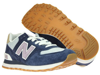 New Balance WL574NVC Navy with Cashmere