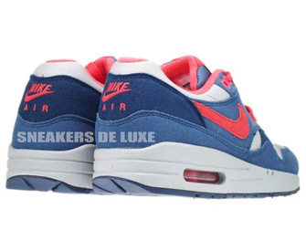 319986-022 Nike Air Max 1 Wolf Grey/ Sunburst-Utility Blue-Light M