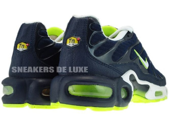 605112-416 Nike Air Max Plus TN 1 Obsidian/White-Volt
