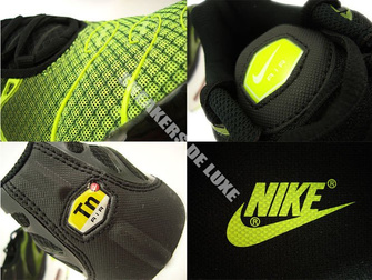 647315-071 Nike Air Max Plus TN 1 Black-White/Volt Green