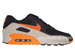 542452-480 Nike Air Max 90 Premium Reflect Dark Obsidian/Total Orange-Neutral Grey