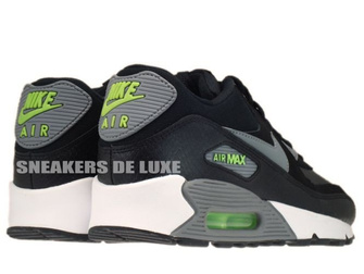 307793-085 Nike Air Max 90 Black/Cool Grey-Flash Lime-White 