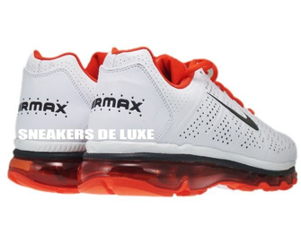 Nike Air Max 2011+ Leather White Anthracite/Team-Orange 456325-102
