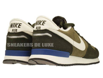 532495-340 Nike Air Vortex Leather Steel Green/Cargo Khaki/Dk Royal Blue