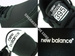 U395MNKW New Balance Black / White
