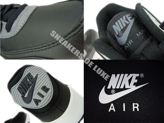537384-003 Nike Air Max 90 Essential Black/Silver-Dark Grey-Black