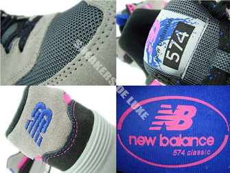 New Balance WL574OGP Grey / Pink