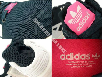 B34060 adidas ZX Flux Petrol Ink / Ftwr White / Solar Pink