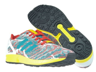 S79078 adidas ZX Flux Weave eqt green s16 / yellow / red