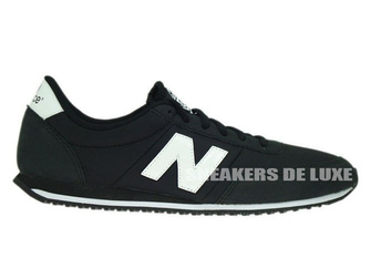 U395MNKW New Balance Black / White