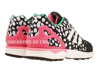 M19455 adidas ZX Flux Core Black / Ftwr White / Semi Solar Pink