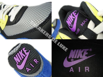 325213-025 Nike Air Max 90 Medium Grey/Silver-Black-Volt
