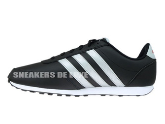 AW5055 adidas neo V Racer Core Black/Metallic Silver/Power Red