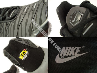 604133-087 Nike Air Max Plus TN 1 Black / Metallic Silver-Black