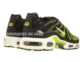 647315-071 Nike Air Max Plus TN 1 Black-White/Volt Green