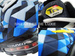 336155-471 Nike Tuned X 10 Skyfade Blue Spark/Tour Yellow-Black