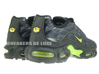647315-070 Nike Air Max Plus TXT TN 1 Black/Volt-Dark Grey