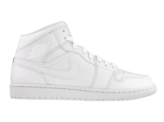 Nike Air Jordan 1 Mid 554724-136 White/White-White