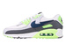 Nike Air Max 90 DJ6897-100 White/Aquamarine-Lime Glow