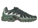 604133-303 Nike Air Max Plus TN 1 Black Bruse/Metallic Silver/Vintage Green