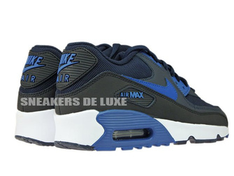 833418-402 Nike Air Max 90 Dark Obsidian/Court Blue-Black-White