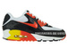 307793-180 Nike Air Max 90 White/Black Orange-Yellow 
