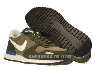 532495-340 Nike Air Vortex Leather Steel Green/Cargo Khaki/Dk Royal Blue