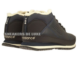 H754LFN New Balance Navy Leather Fur