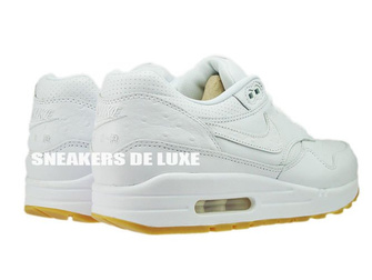 705007-111 Nike Air Max 1 Leather PA White/White-Gum Light Brown