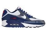 325018-098 Nike Air Max 90 Midnight Navy/Metallic Silver-Dark Grey
