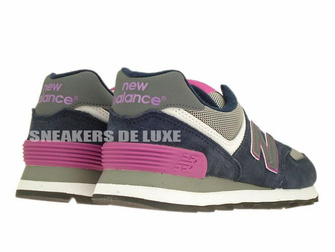 WL574SBS New Balance 574 Navy / Purple / Grey
