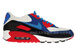 Nike Air Max 90 ID White/Laser Blue-Atom Red 352641-141