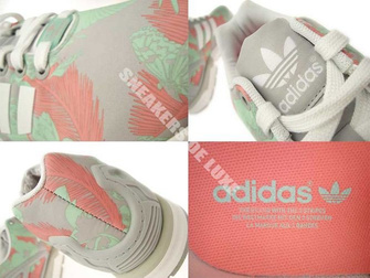 M19456 adidas ZX Flux Clear Onix / Ftwr White / Vista Pink