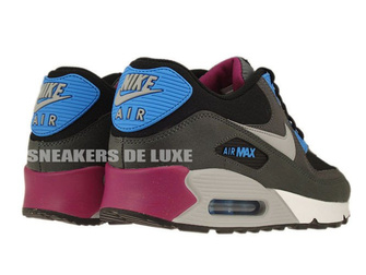 537384-009 Nike Air Max 90 Essential Black/Wolf Grey-Anthracite-White