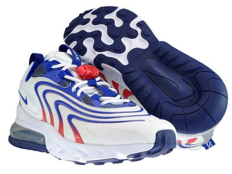 Nike Air Max 270 React ENG DA1512-100 White/Concord-Ember Glow