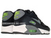 307793-085 Nike Air Max 90 Black/Cool Grey-Flash Lime-White 