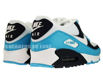 Nike Air Max 90 White/White-Chlorine Blue-Obsidian 309299-129