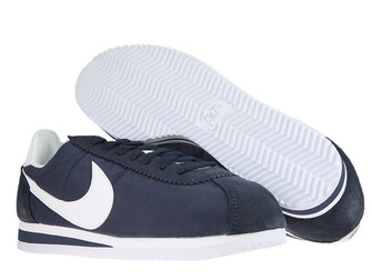 Nike 807472-410 Classic Cortez Nylon Obsidian / White