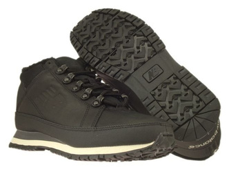 New Balance HL754BN Black Leather Fur