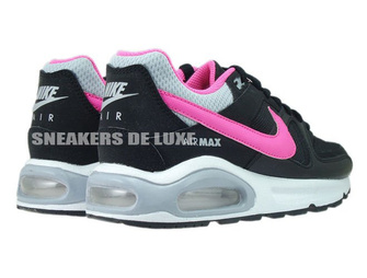 407626-065 Nike Air Max Command Black/Pink Pow-Wolf Grey-White