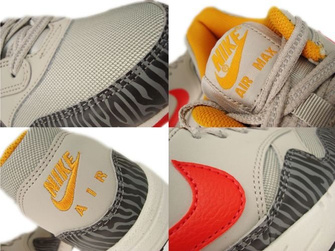 555766-008 Nike Air Max 1 Pearl Grey Tiger
