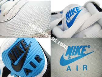 Nike Air Max 90 White/Black-Zen Grey-Laser Blue 325018-108