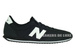 U395MNKW New Balance Black / White