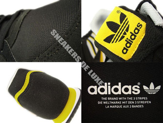 D67735 adidas Originals ZX 100 Black / Clear Grey / Sunshine