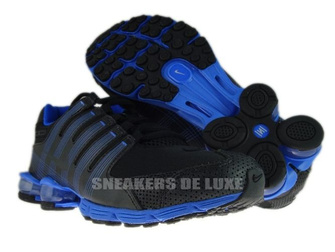 407155-004 Nike Shox NZ 2.0 Black/Black-Lyon Blue