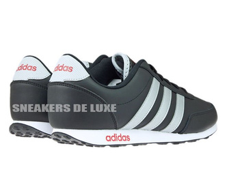 AW5055 adidas neo V Racer Core Black/Metallic Silver/Power Red