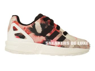 B25650 adidas ZX Flux EL Infants core black / core black / ftwr white