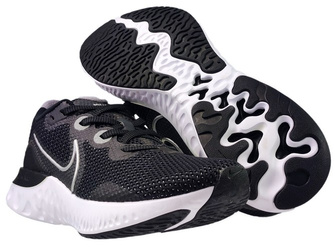 Nike Renew Run CK6360-008 Black/Metallic Silver-White