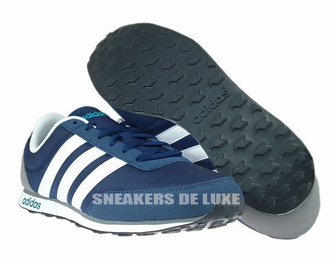 F99391 adidas neo V Racer collegiate navy / ftwr white / eqt green s16